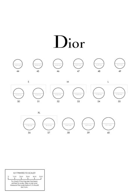 dior gold ring|dior ring size chart.